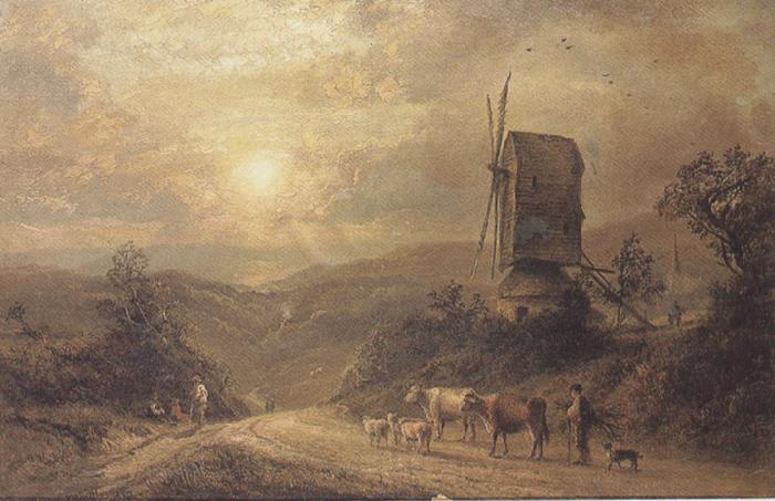 Thomas whittle,jun Mountainous Landscapes (mk37) Germany oil painting art